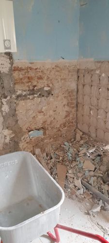 Rohbau mit Stützen